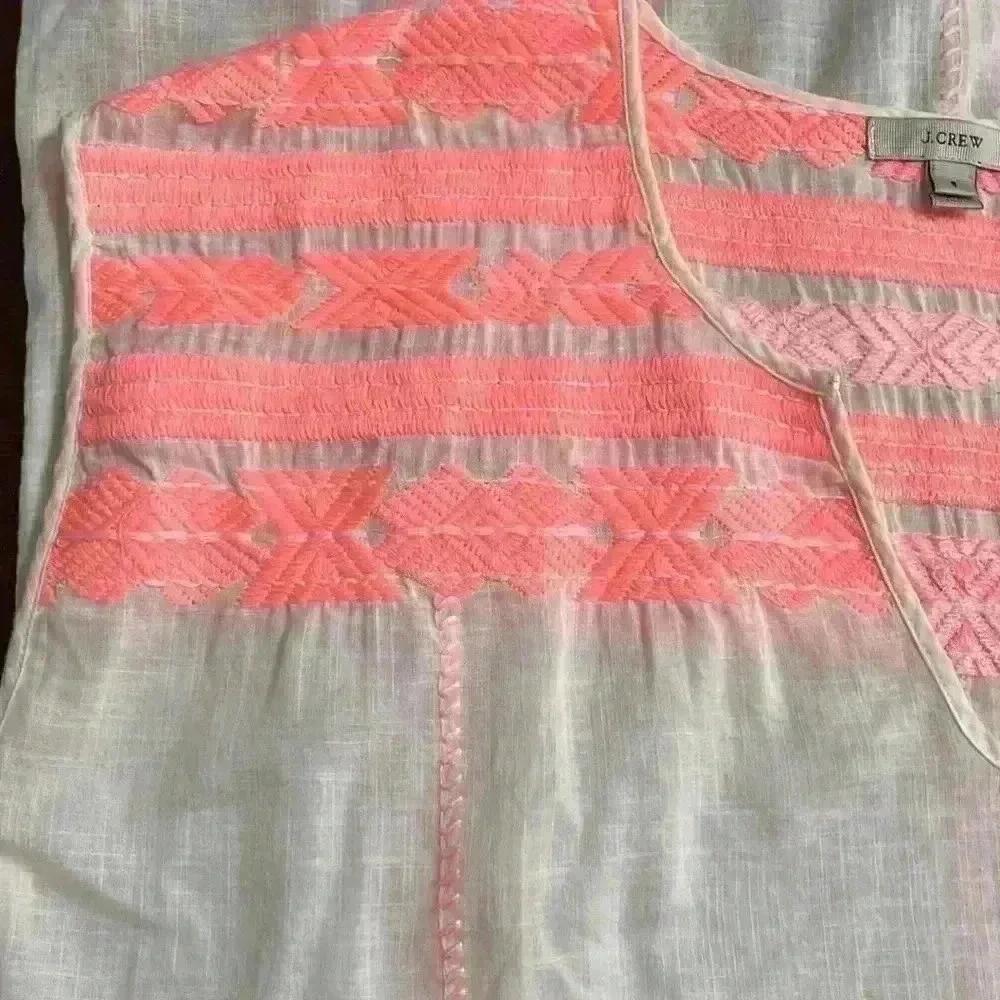 J.Crew embroidered tunic